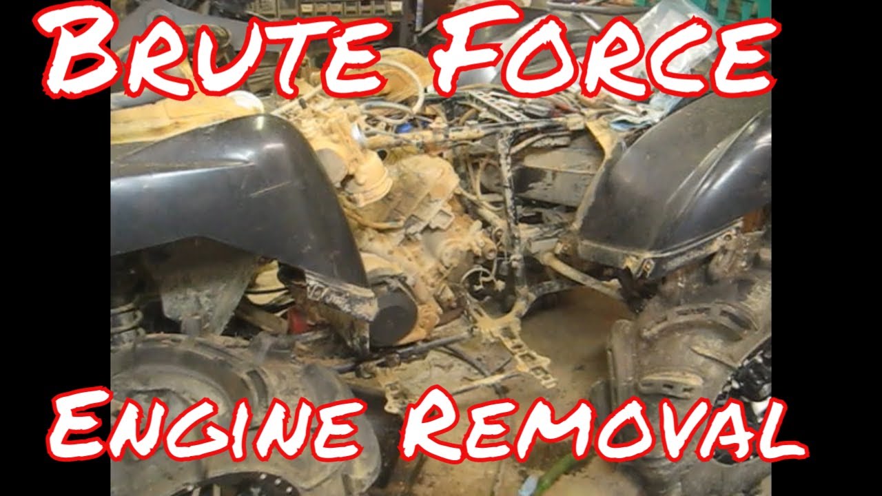 Kawasaki Brute force 650 / 750 irs motor removal