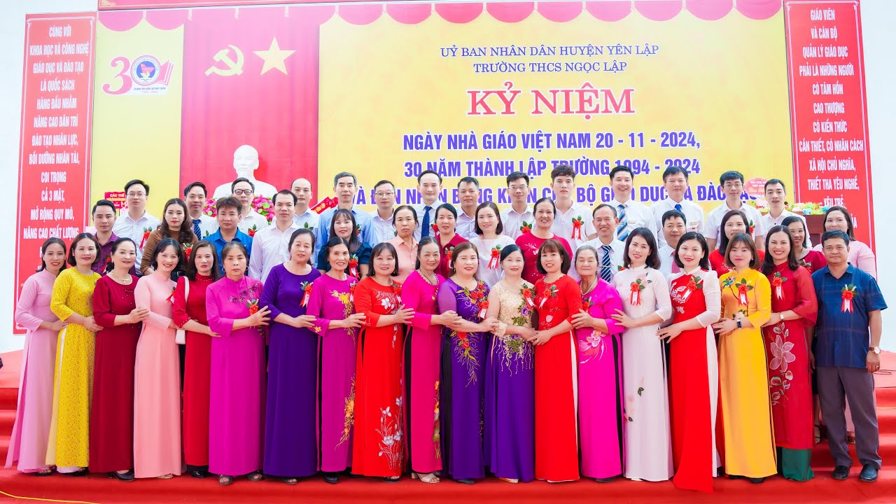 Kỷ niệm 30 năm thành lập trường THCS Ngọc Lập - Yên Lập