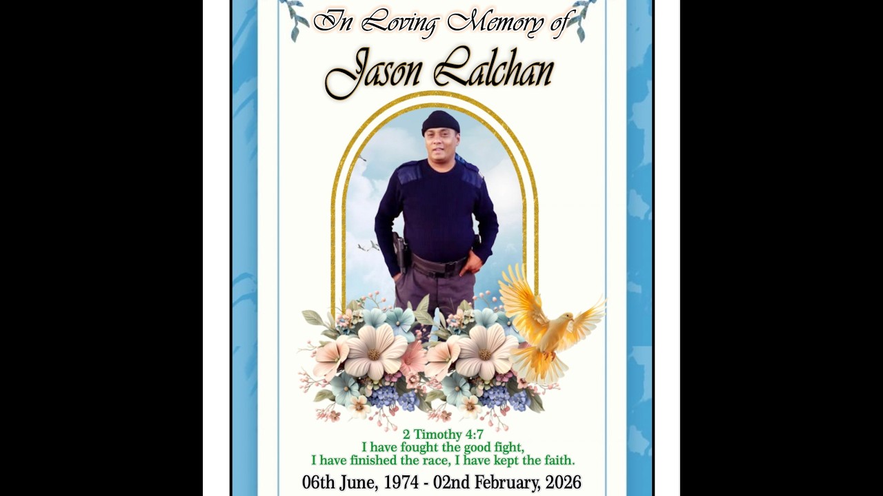 The Funeral of the late Jason Lalchan
