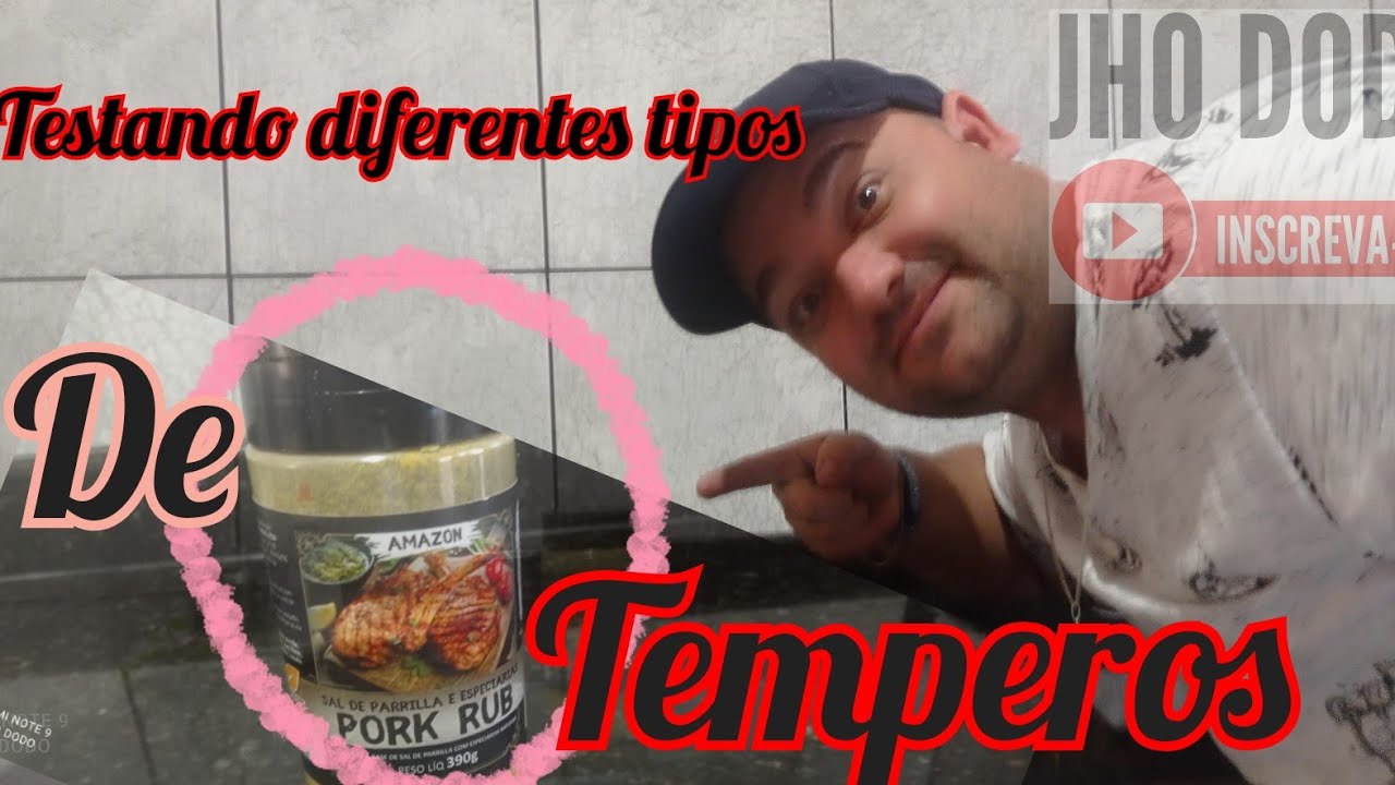 Testando diferentes tipos de tempeiros