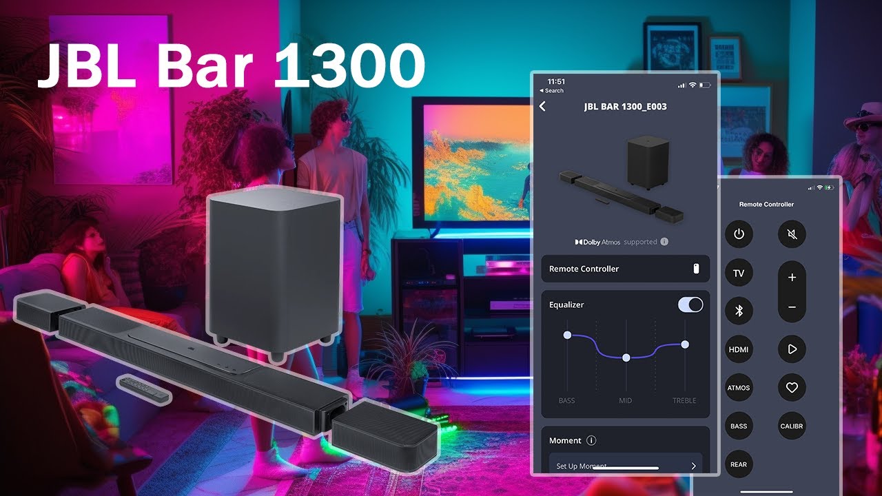 ✨ JBL Bar 1300 - Soundbar: Powerful, Flexible & Discrete 🎶 For Movies, TV, Music and Paaaarthey! 🍺🍷🕺