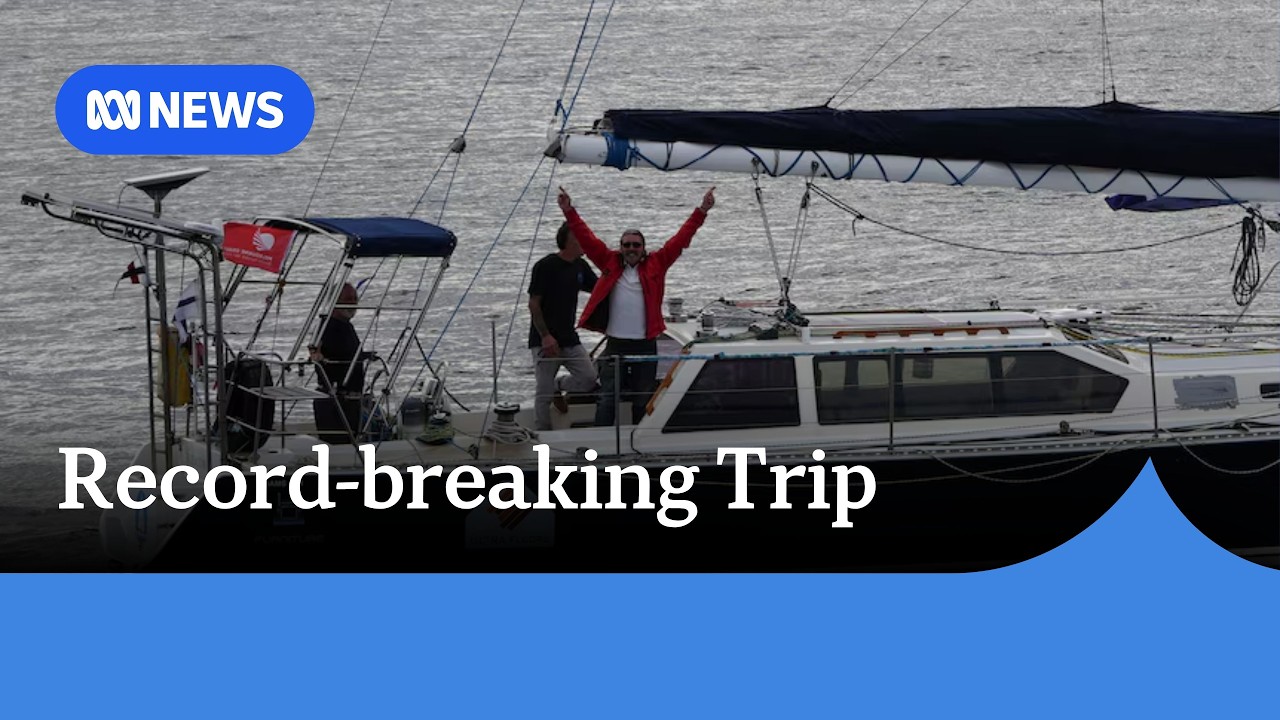 Tasmanian breaks Australian sailing record for fastest global circumnavigation | ABC NEWS