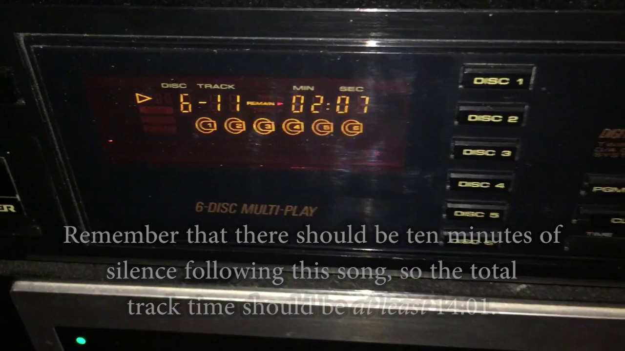 Off The Deep End -- Hidden Track (or lack thereof...)