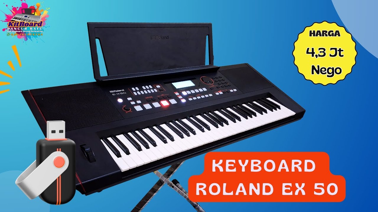 SOLD | Keyboard Roland EX50 | Piano Khas Roland | Flashdisk | Bluetooth | 4 Jutaan | WA 085262978784