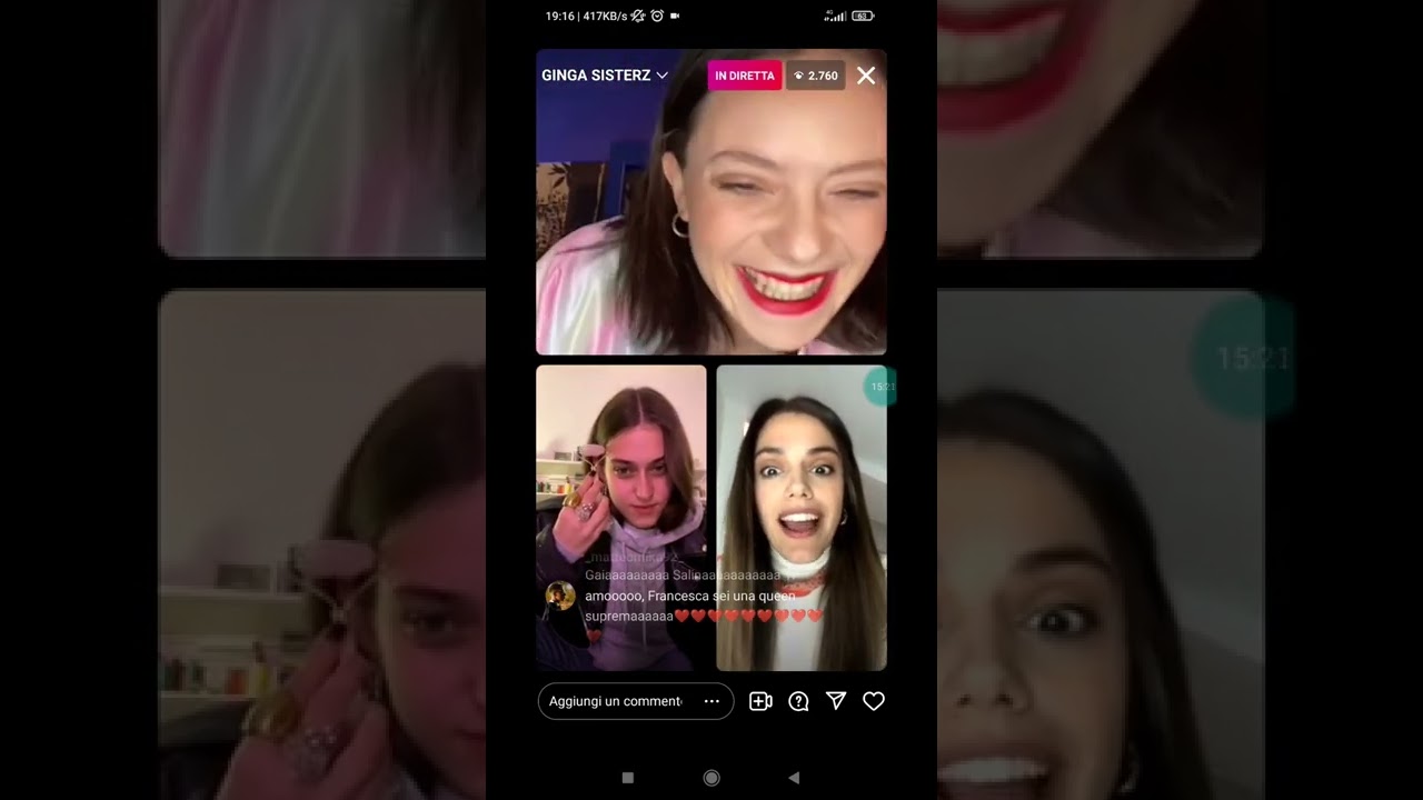 Diretta Instagram Francesca Michielin - Gaia - Margherita Vicario (08.02.2022)