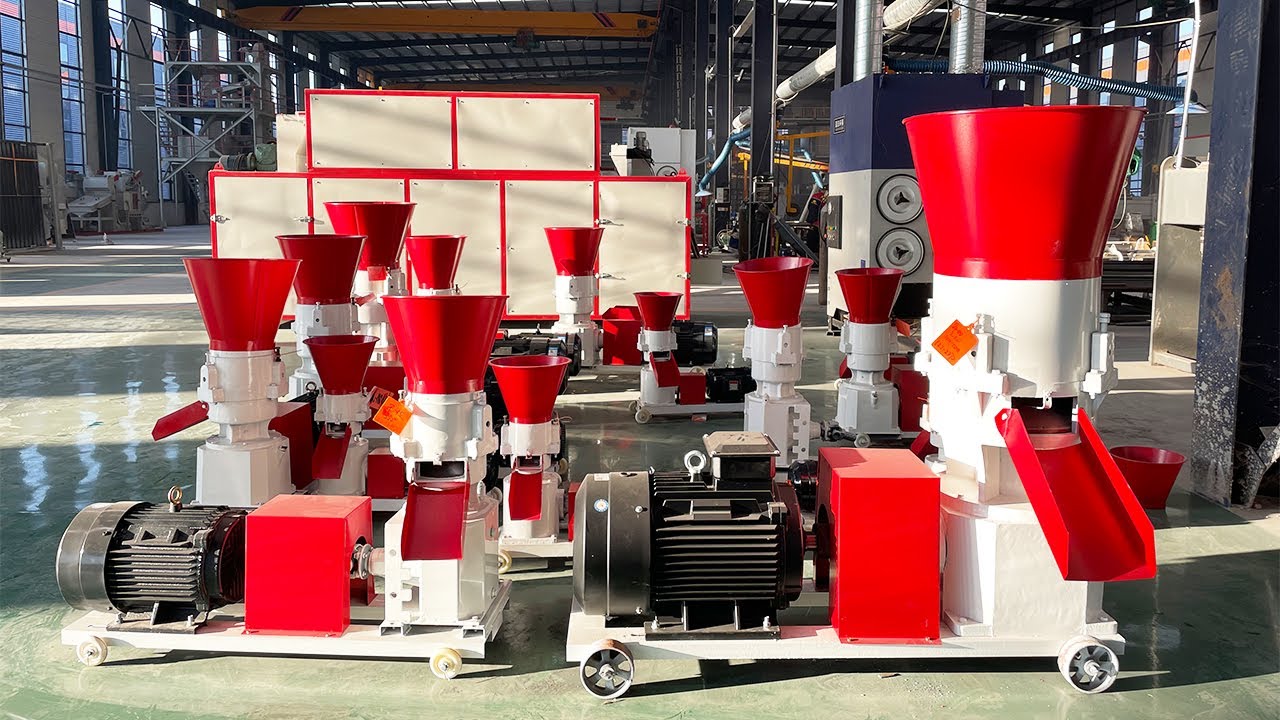 60-1000kg/hr poultry feed pellet machine for sale