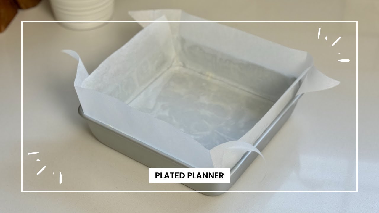 How to Line a Square Pan with Parchment Paper