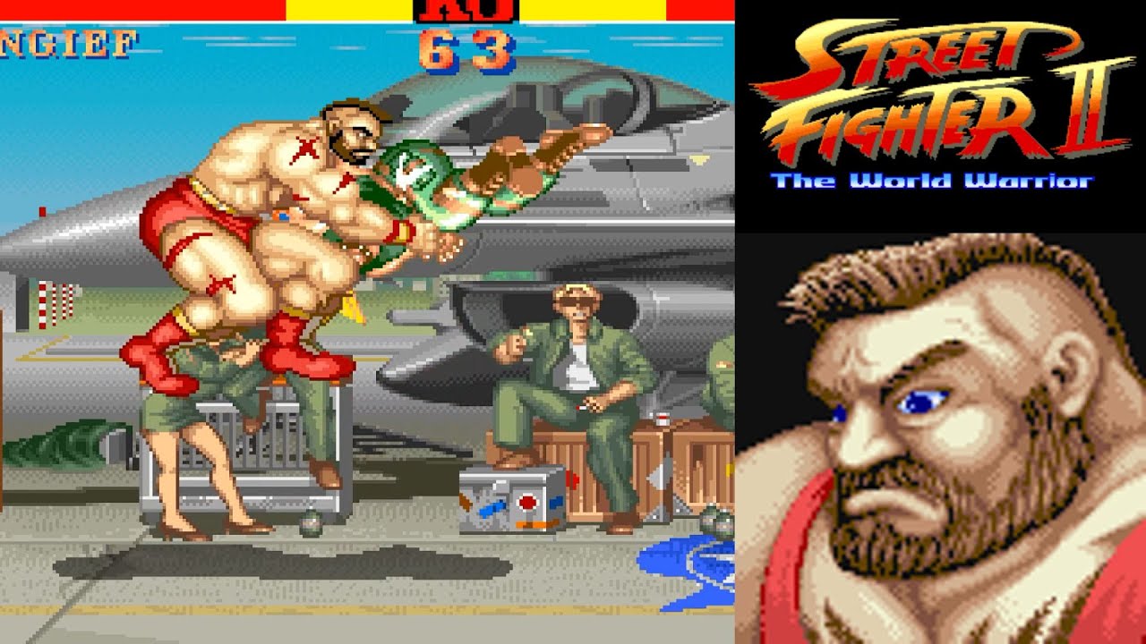 Street Fighter II: The World Warriors - Zangief's Challenge. Only Screw Piledriver. Hardest. No Lose