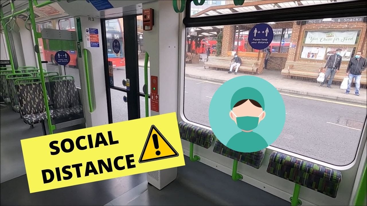 Inside London Tram Croydon During The Pandemic 🇬🇧