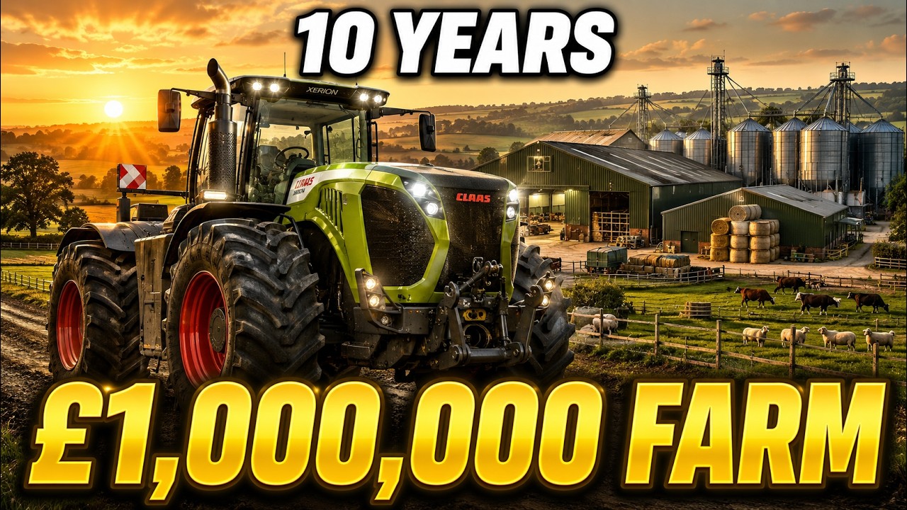 I Spent 10 Years Building a &pound;1,000,000 Farm From &pound;0 | FS25 Full Movie