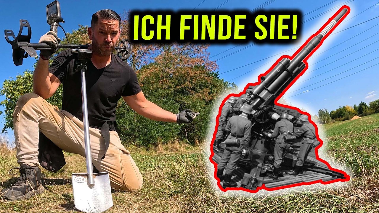 WW2 Flugabwehrstellung untersucht und es ist alles noch da! Ein Abenteuer mit dem Metalldetektor!