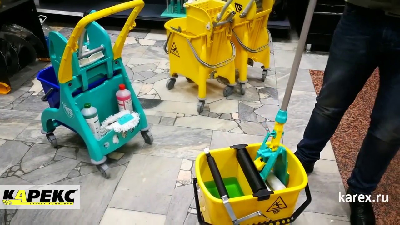 Уборочные тележки TTS