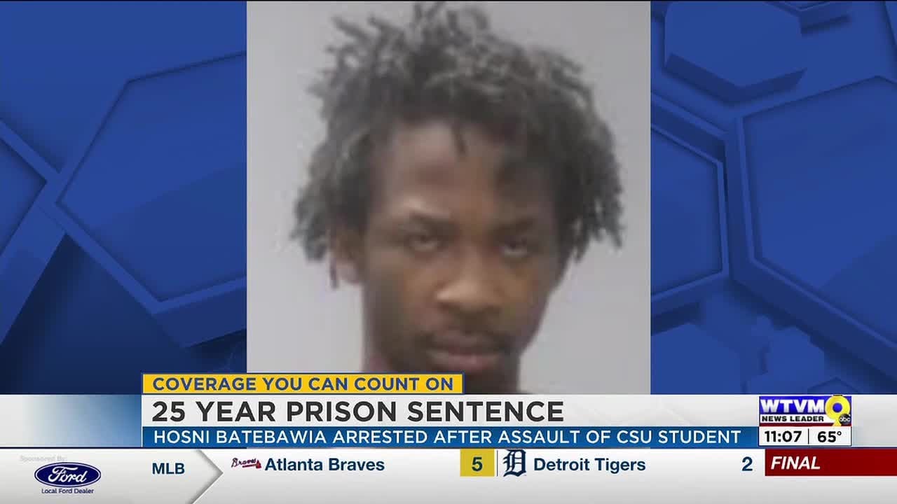 Man sentenced to 25 years in Columbus State University parking deck attack