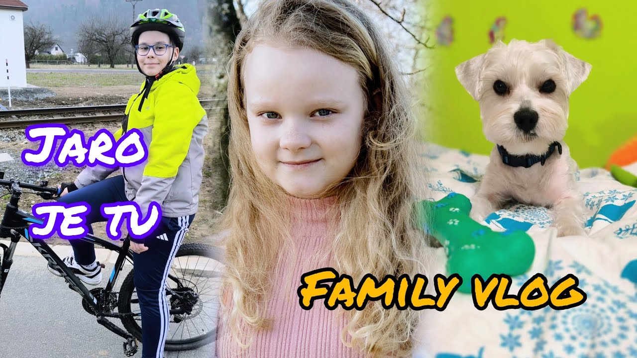 FAMILY VLOG|•Vyjeli jsme na kolech 🚴‍♀️|•Co nám přišlo z Temu? A co vařím? 🍀