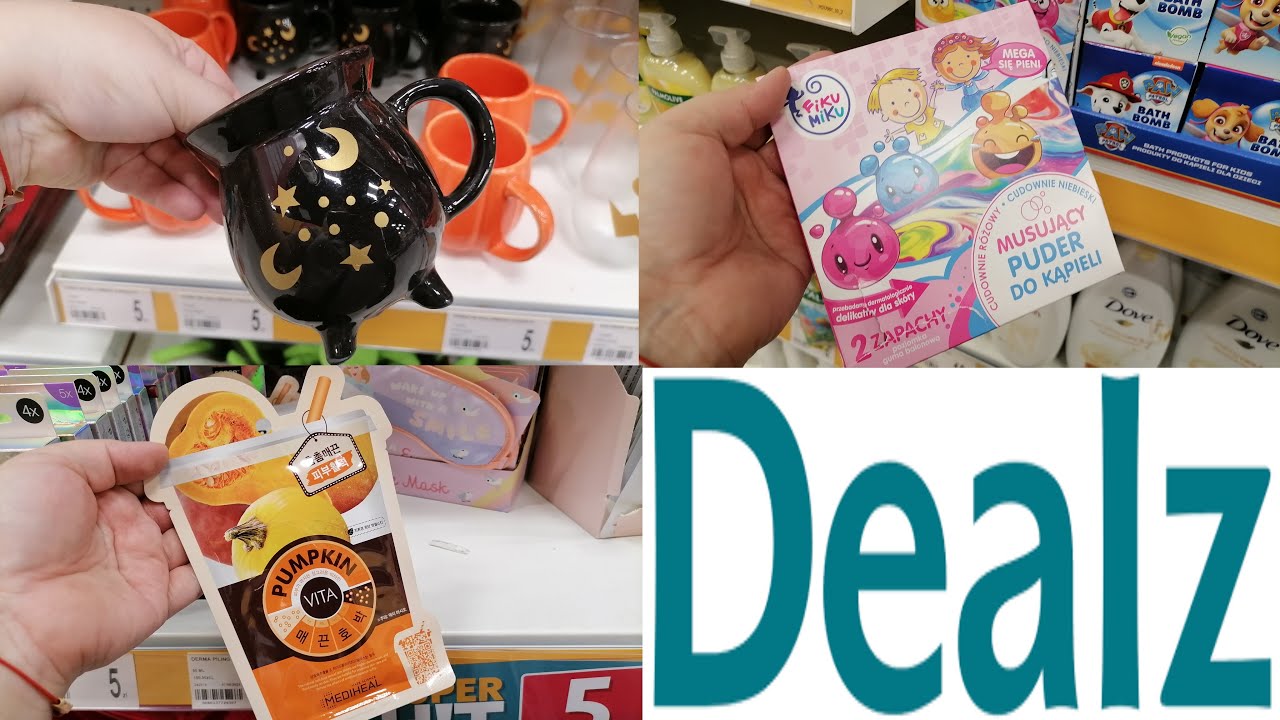 NOWOŚCI W SKLEPIE DEALZ / HALLOWEENOWA KOLEKCJA / KOSMETYKI / SŁODYCZE / CHEMIA I DODATKI DO DOMU