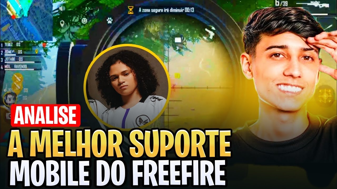 BAK ANALISANDO A MELHOR SUPORTE MOBILE DO CENARIO FEMININO DE FREEFIRE! J&Aacute; FOI DO FLUXO E AMASSOU!