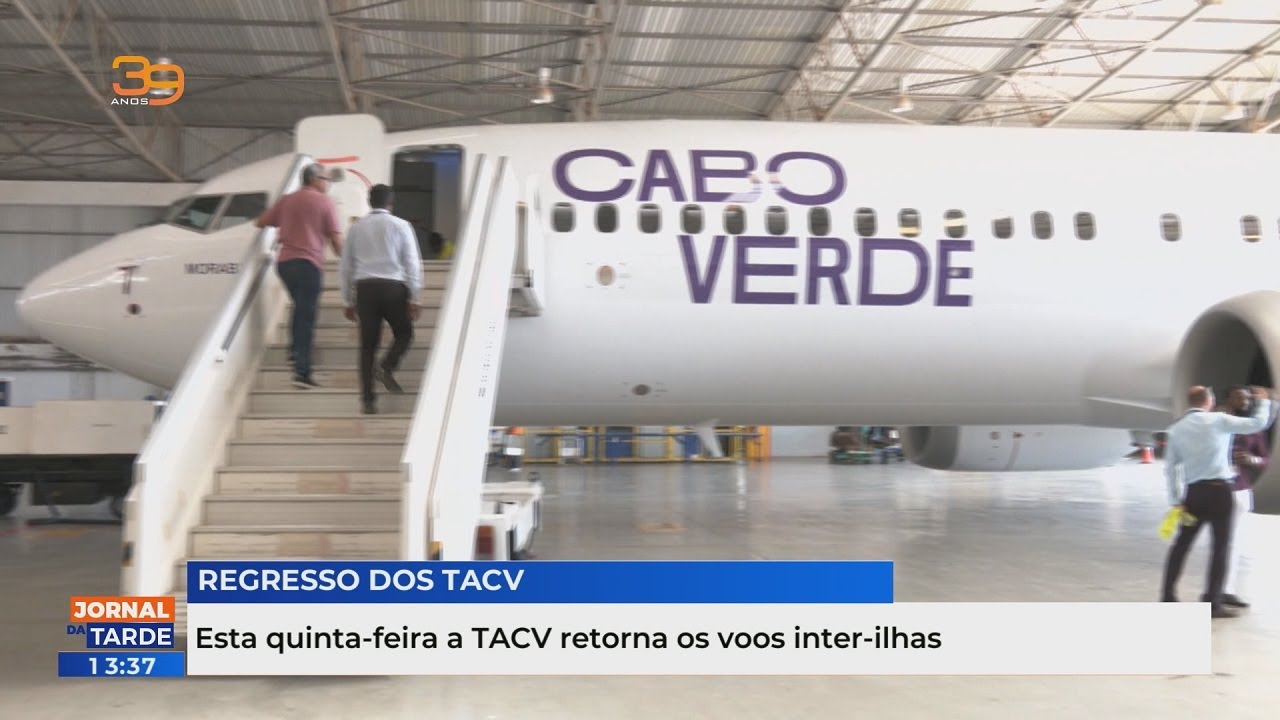 Esta quinta-feira a TACV retorna os voos inter-ilhas