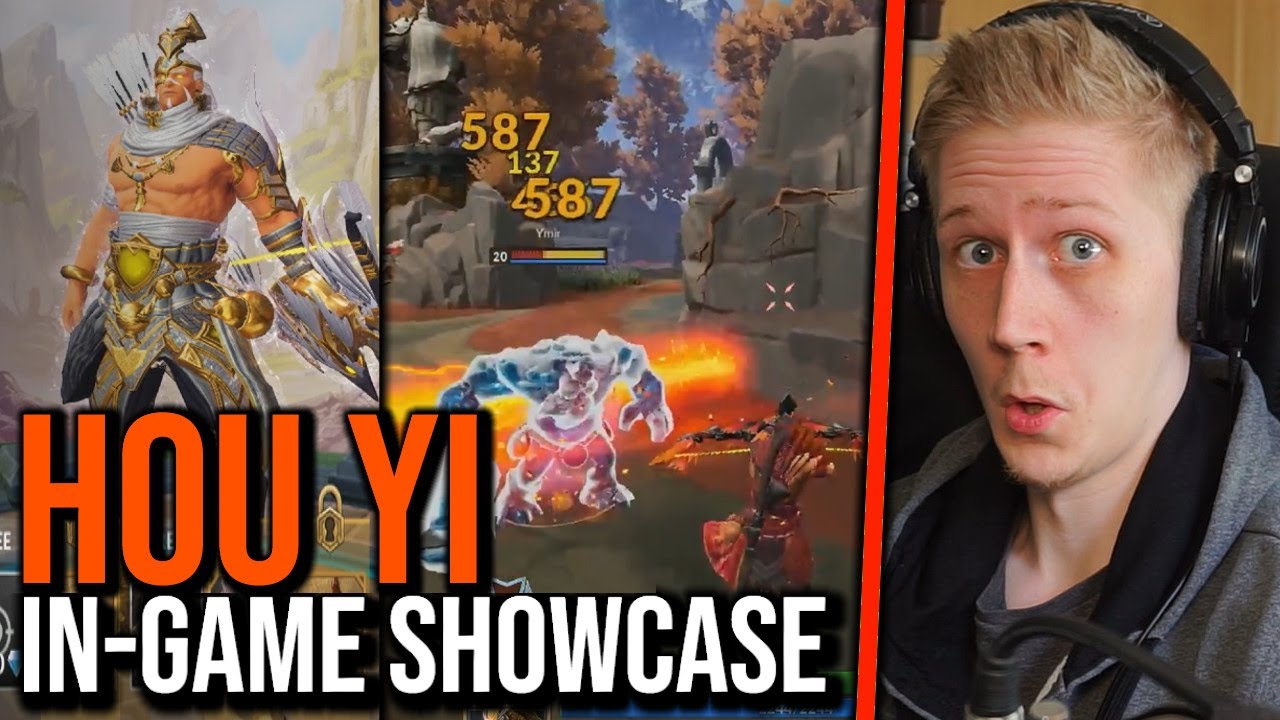 HOU YI IN-GAME SHOWCASE - Quad Bounce, Hybrid Scaling, CRAZY Aspect & More!