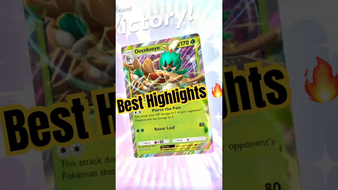 No One Escapes Decidueye EX 💥 - Pokemon TCG Pocket