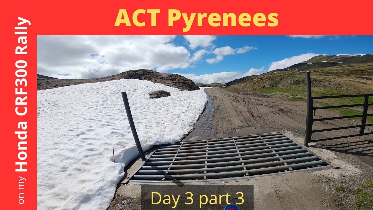 Off-road adventure on my CRF300 Rally on the ACT Pyrenees. Day 3 Part 3