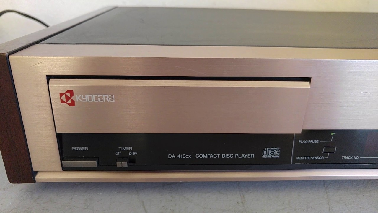 Kyocera DA-410CX Audiophile CD Player
