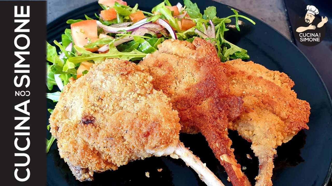 Costolette d'Agnello Fritte panatura croccante e asciutta