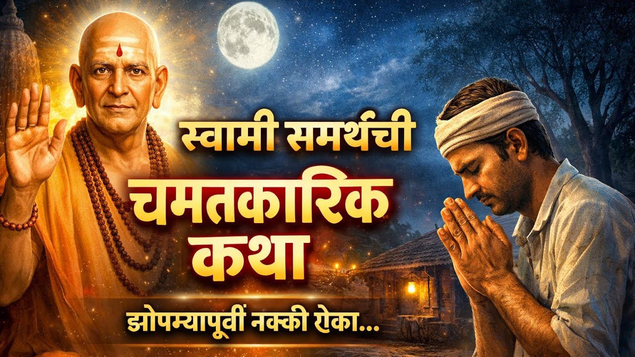 🌌स्वामी समर्थांची चमत्कारी कथा झोपण्यापर्वी कथा एका...!!🌌🌺🙏🏻