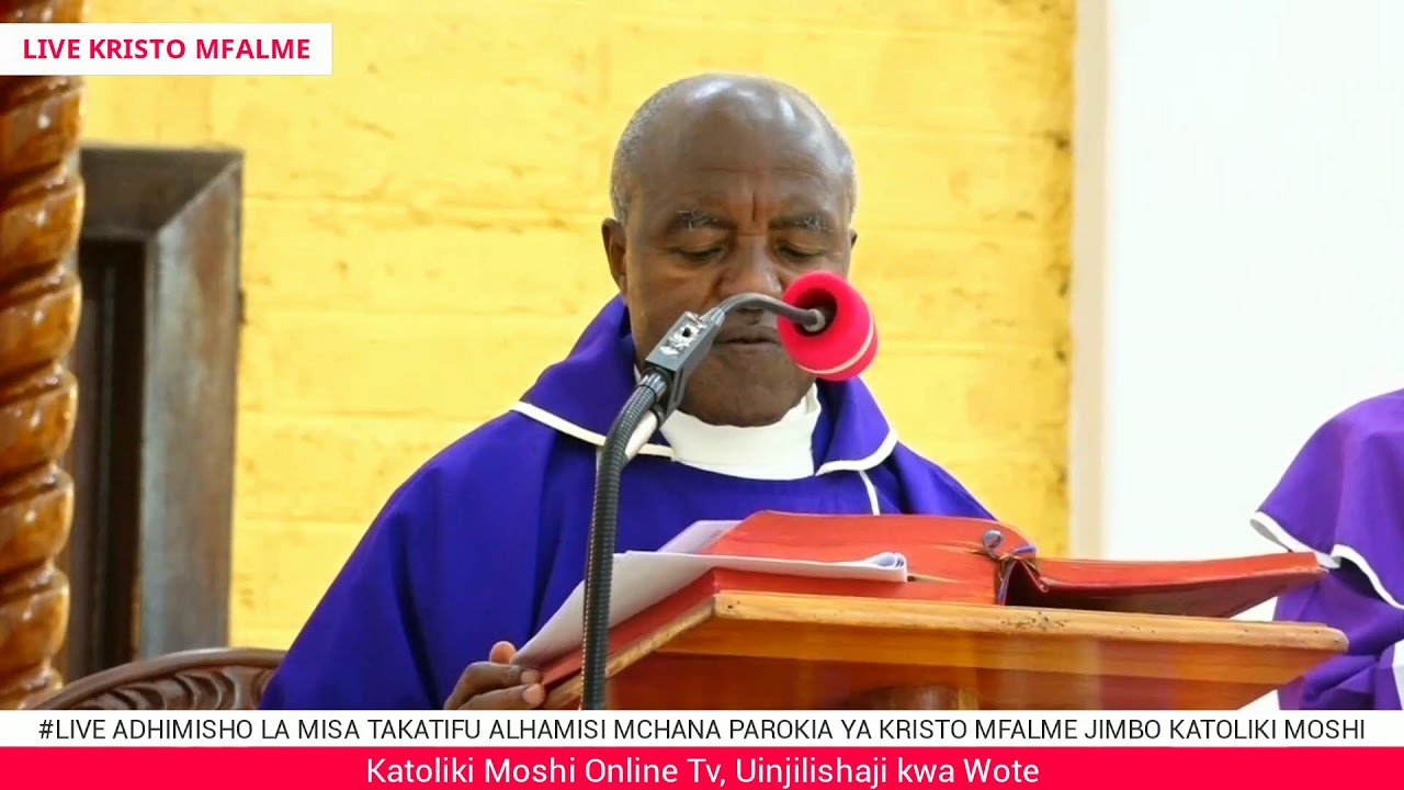 #LIVE ADHIMISHO LA MISA TAKATIFU ALHAMISI MCHANA PAROKIA YA KRISTO MFALME-MOSHI