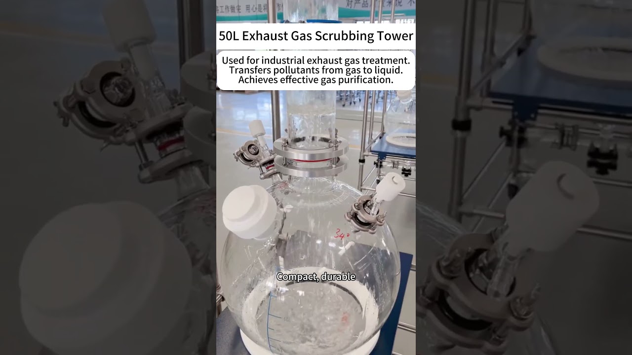 Efficient 50L Exhaust Gas Scrubbing Tower