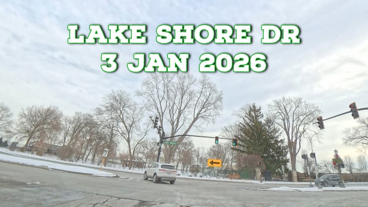 Lake Shore Drive: Vernier to River Road | Michigan Winter POV
