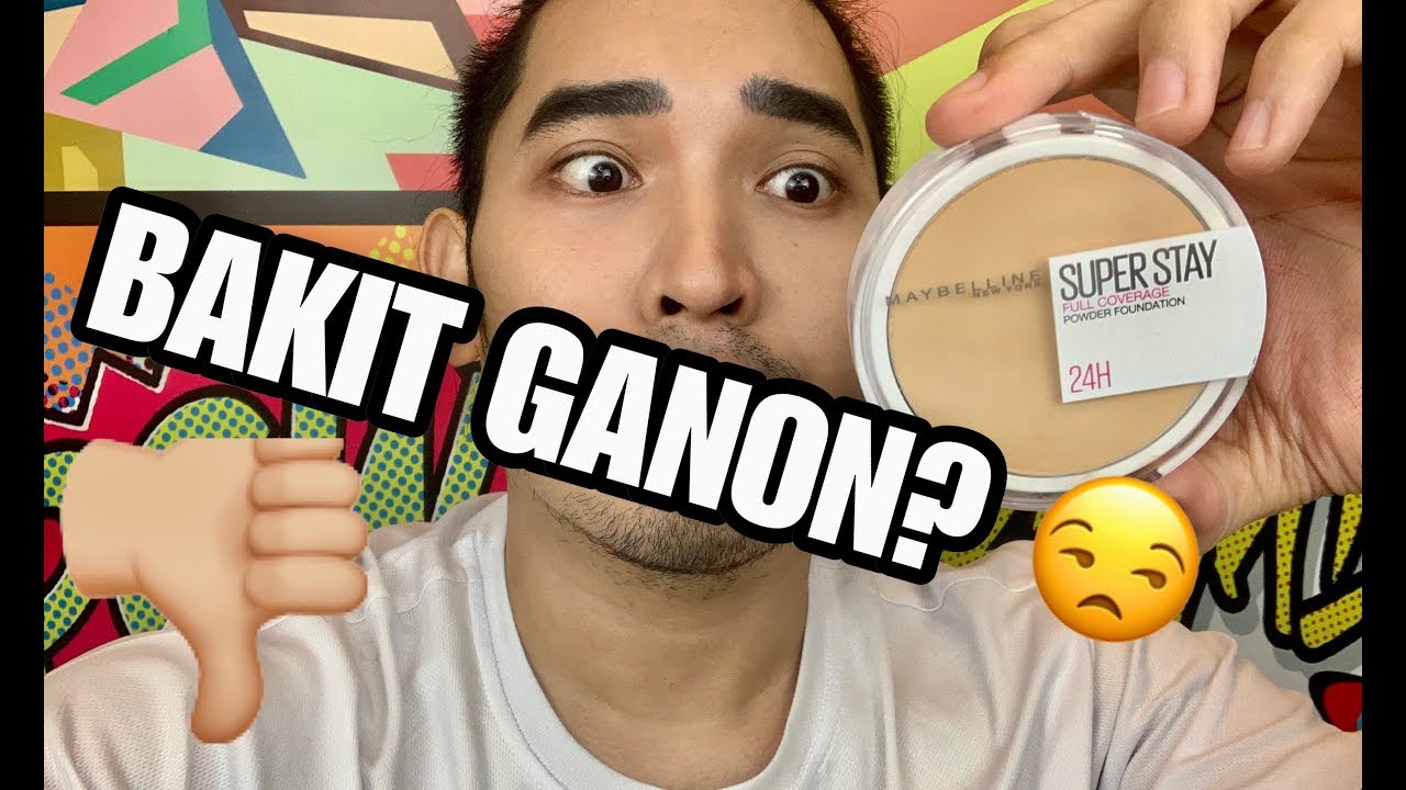 MAYBELLINE SUPERSTAY POWDER FOUNDATION REVIEW | BAT GANON?