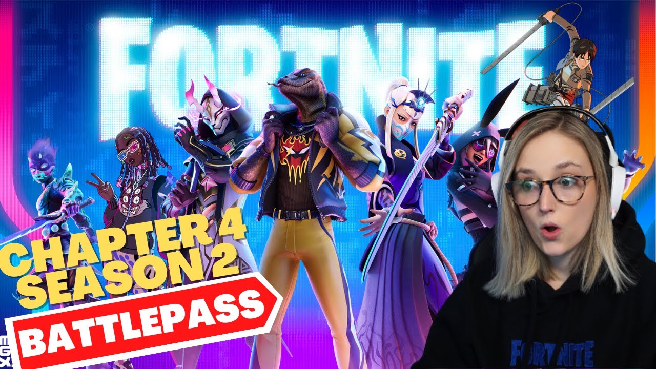 Fortnite Chapter 4 Season 2 BATTLEPASS REACTION!