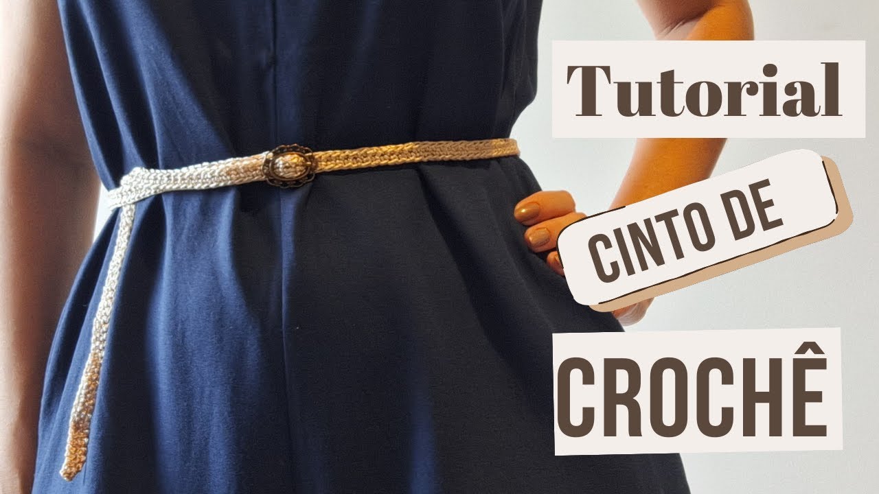 Receita de Cinto de Crochê Passo a Passo