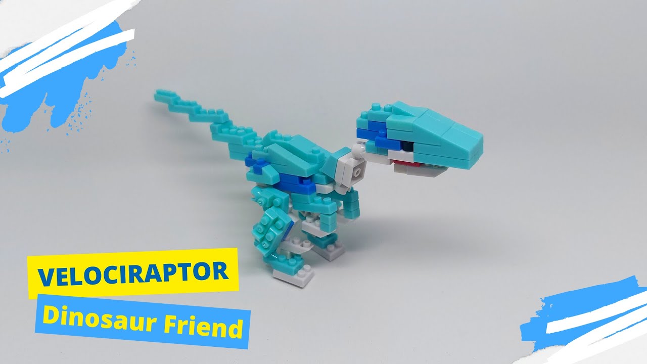DAISO Velociraptor | Dinosaur Block | Lego | Petit Block #build #block #brick #lego
