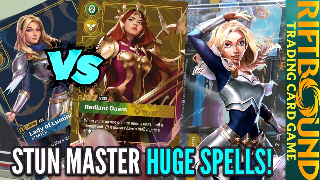 Riftbound TCG Duel – Lux Vs Leona (LoL TCG by Riot Games)