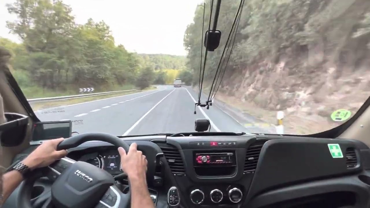 Camino De Santiago. Melide - Arzúa | Conduciendo Microbús IVECO Unvi Compa Hi-Matic 210