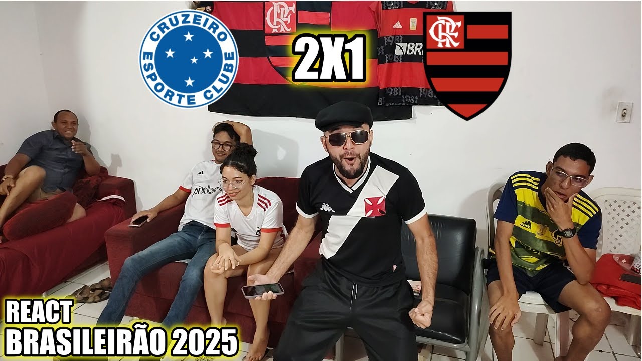 REAÇÕES FLAMENGUISTAS CRUZEIRO 2X1 FLAMENGO BRASILEIRÃO 2025