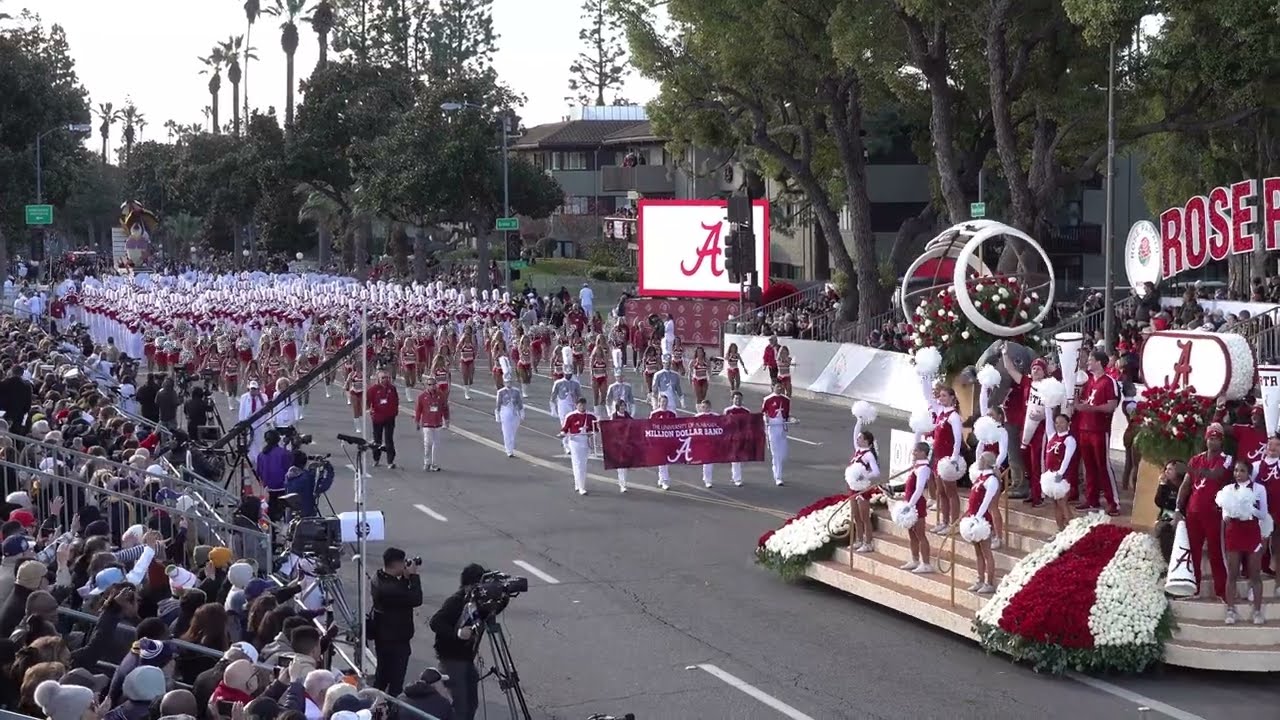 The University of Alabama Million Dollar Band - 2024 Pasadena Rose Parade