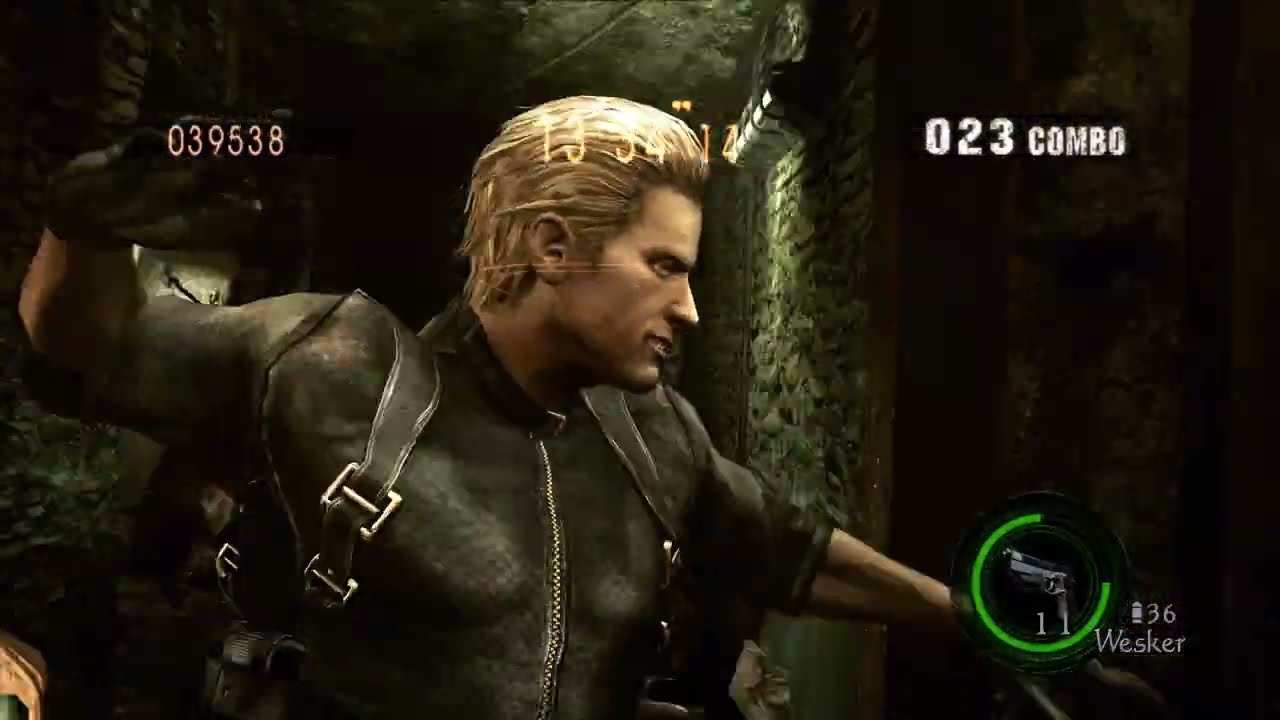 ハンドグレネードが欲しくなるウェスカー（midnight)で監獄/Playing mercenaries with Wesker(midnight) dont have handgranade