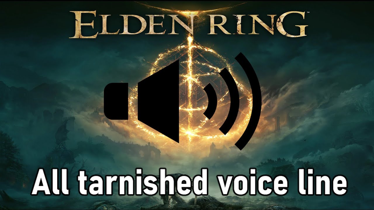 ELDENRING all tarnished voice line/sound effect(hit.death.fall) エルデンリング 褪せ人　ボイス