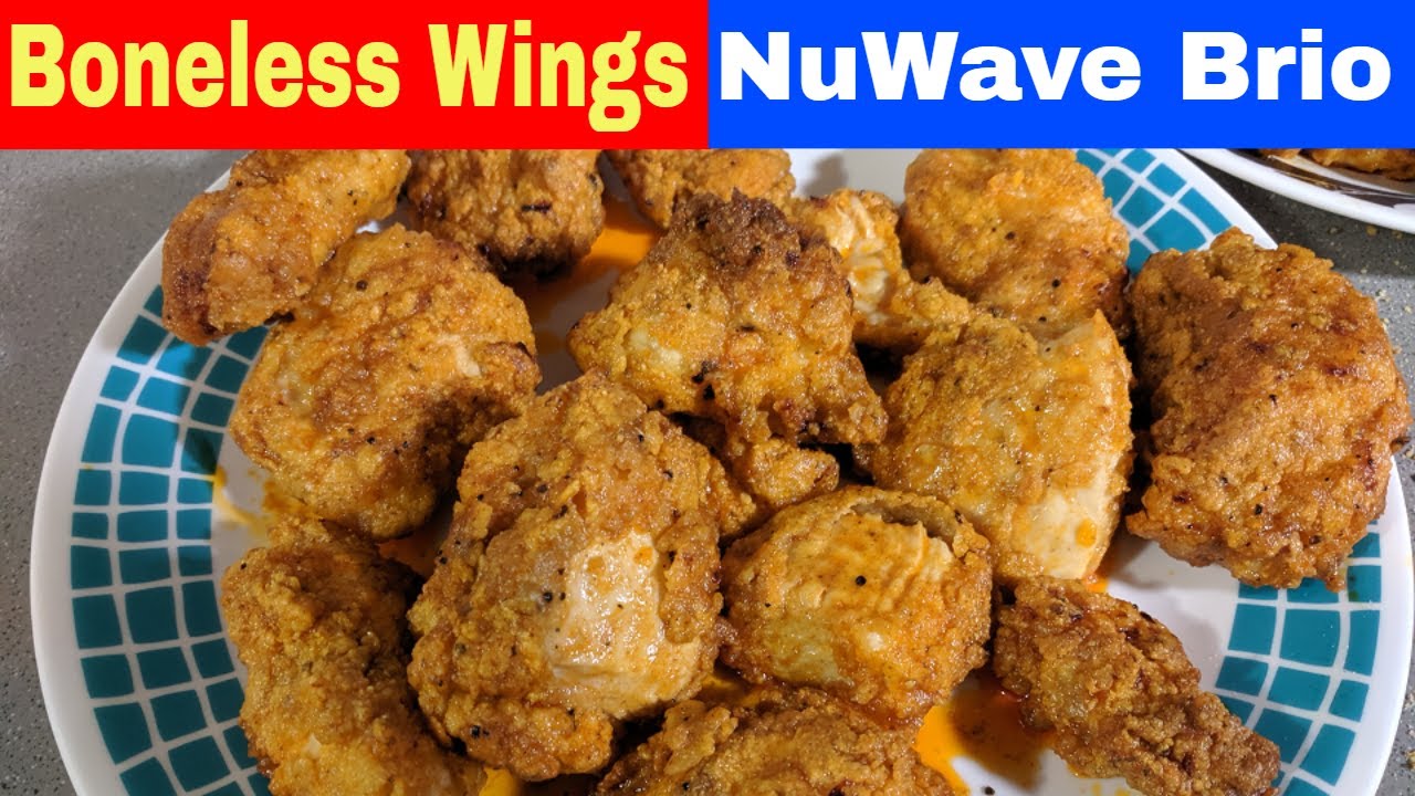 How to Make Boneless Wings at Home, NuWave Brio 14Q Air Fryer