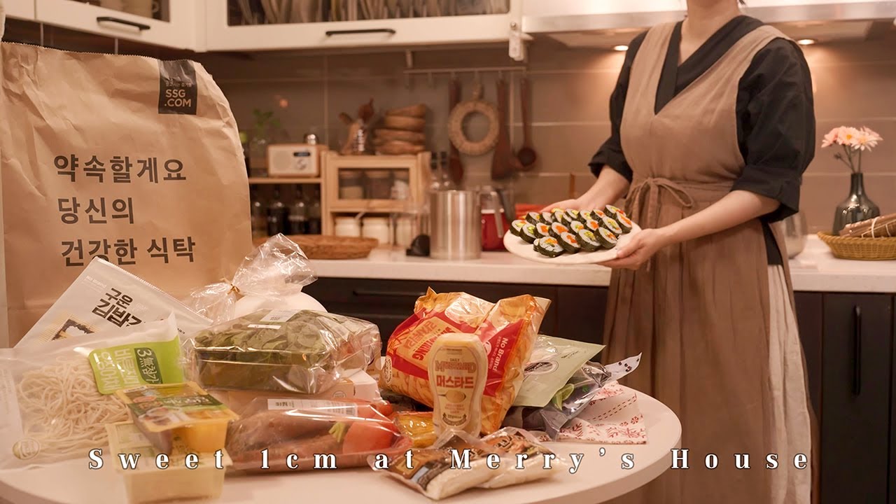 Готовлю кимбап-ланчбоксы в 5 утра 🍱 Моя осенняя утренняя рутина | Kimbap & Cook With Me
