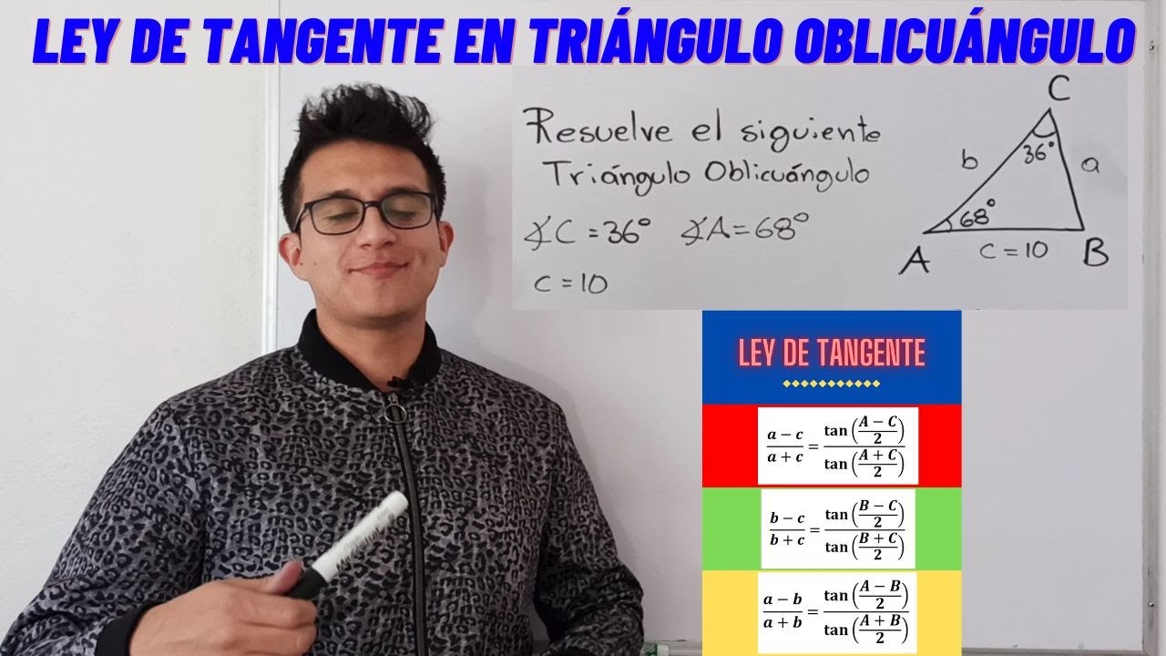 Ley de tangente en triángulos oblicuángulos