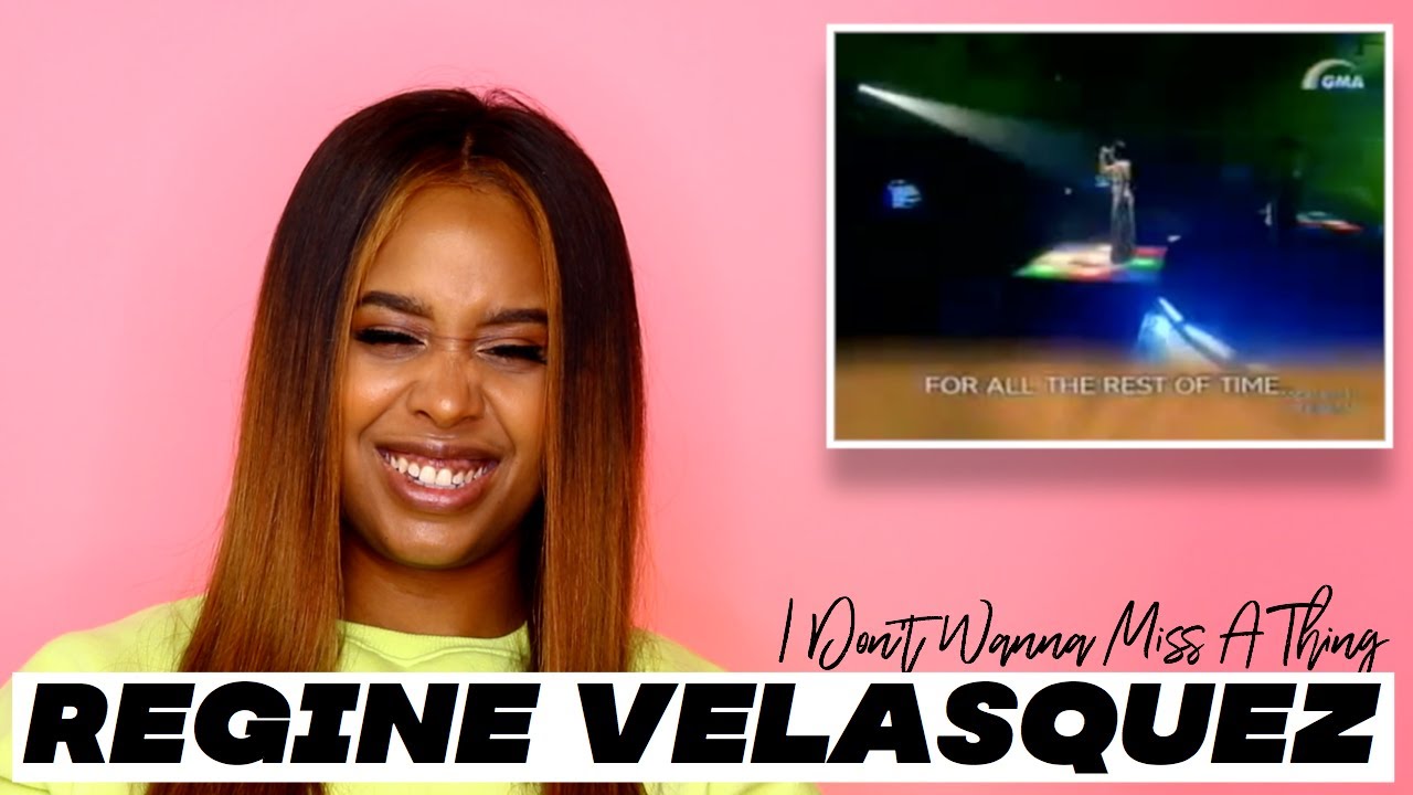 Music School Graduate Reacts to Regine Velasquez Singing I Don't Wanna Miss A Thing