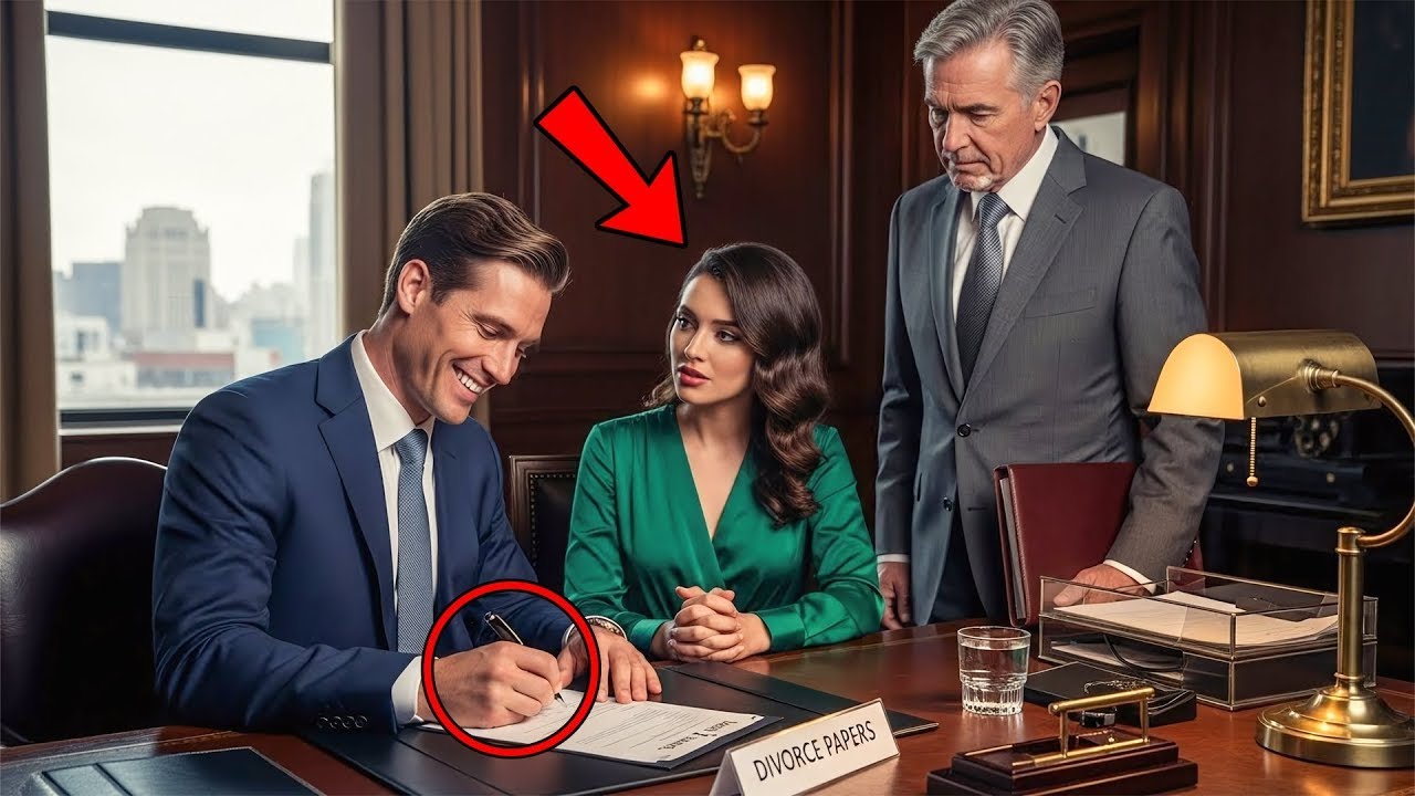 Er unterschrieb lachend die Scheidung – ahnungslos, dass das Testament ihn ruinieren würde