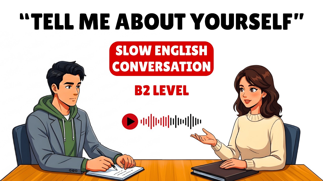 How to Talk About Yourself in English with Confidence | Shadowing & Listening Practice for Beginners