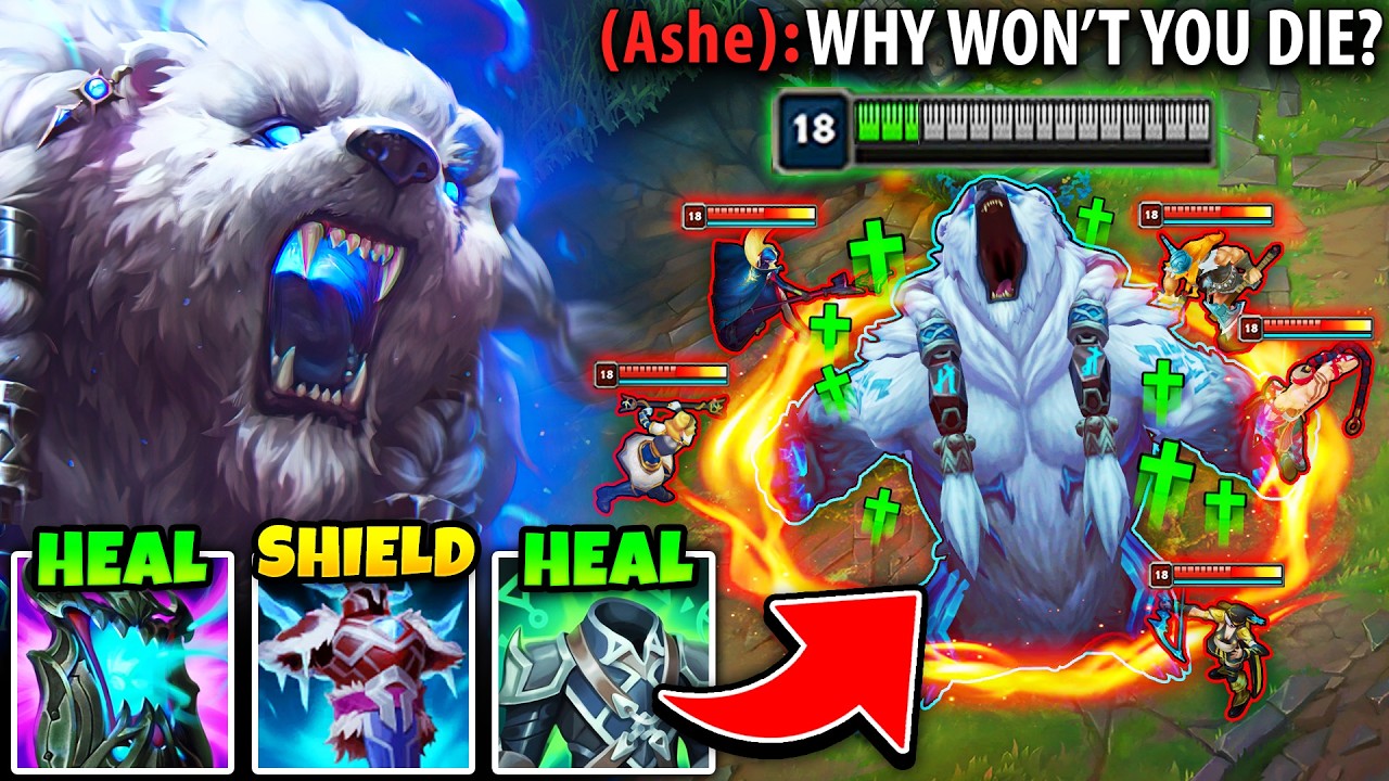 THIS INFINITE HEALING VOLIBEAR BUILD IS HILARIOUSLY BROKEN (150,000 DAMAGE BLOCKED)