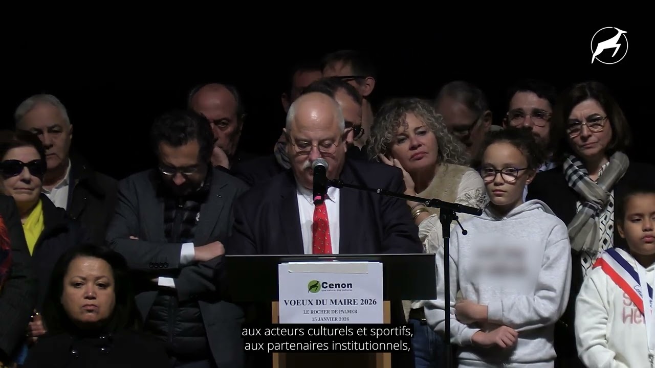 Vœux 2026 du Maire de Cenon | Cérémonie officielle au Rocher de Palmer