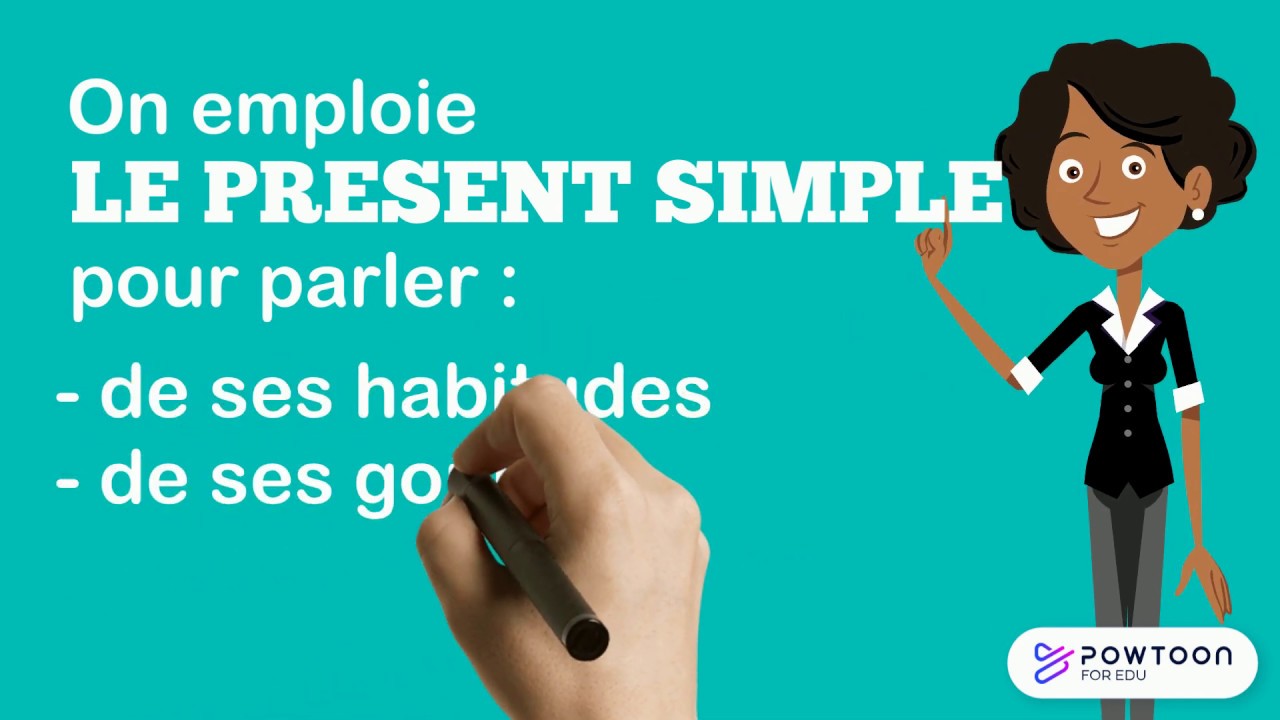 LE PRÉSENT SIMPLE EN ANGLAIS