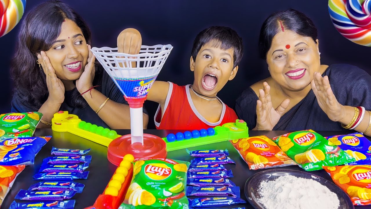 Basketball Super Shot Hit The Target, Win Chocolate & Chips Challenge❤️🤩